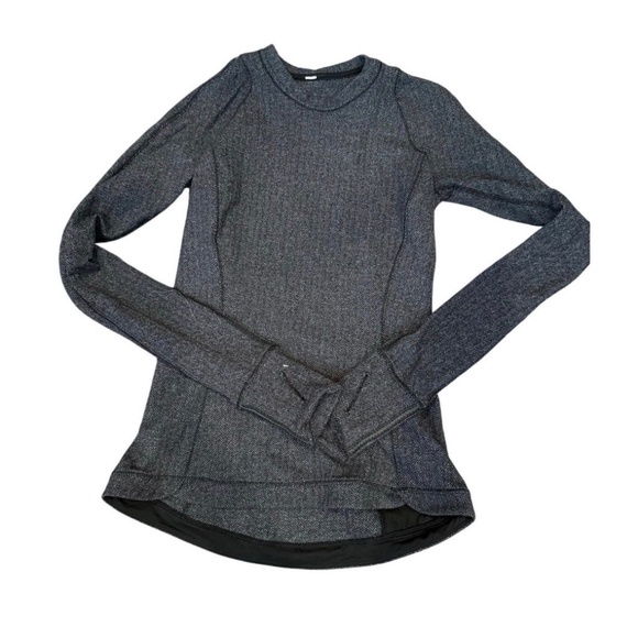 Lululemon Runderful Long Sleeved Herringbone Top & Pink Tank Woman Size 4. - Picture 1 of 9